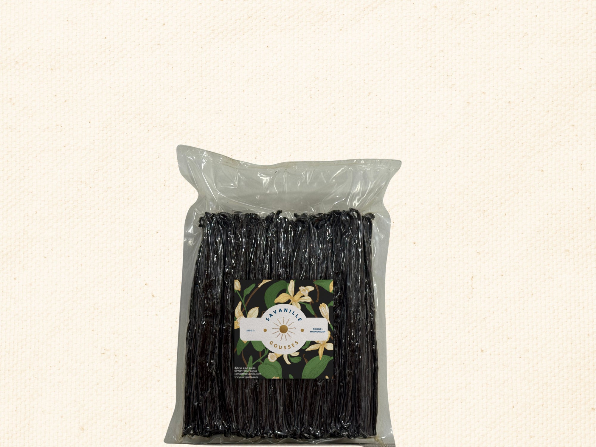 gousse de vanille de Madagascar - 250g - 12/14cm