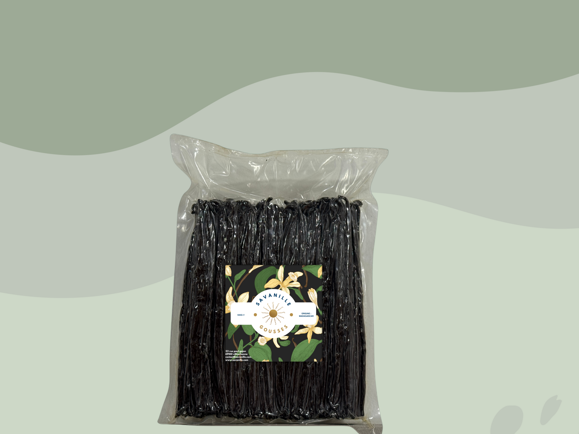 gousse de vanille de Madagascar - 500g - 12/14cm