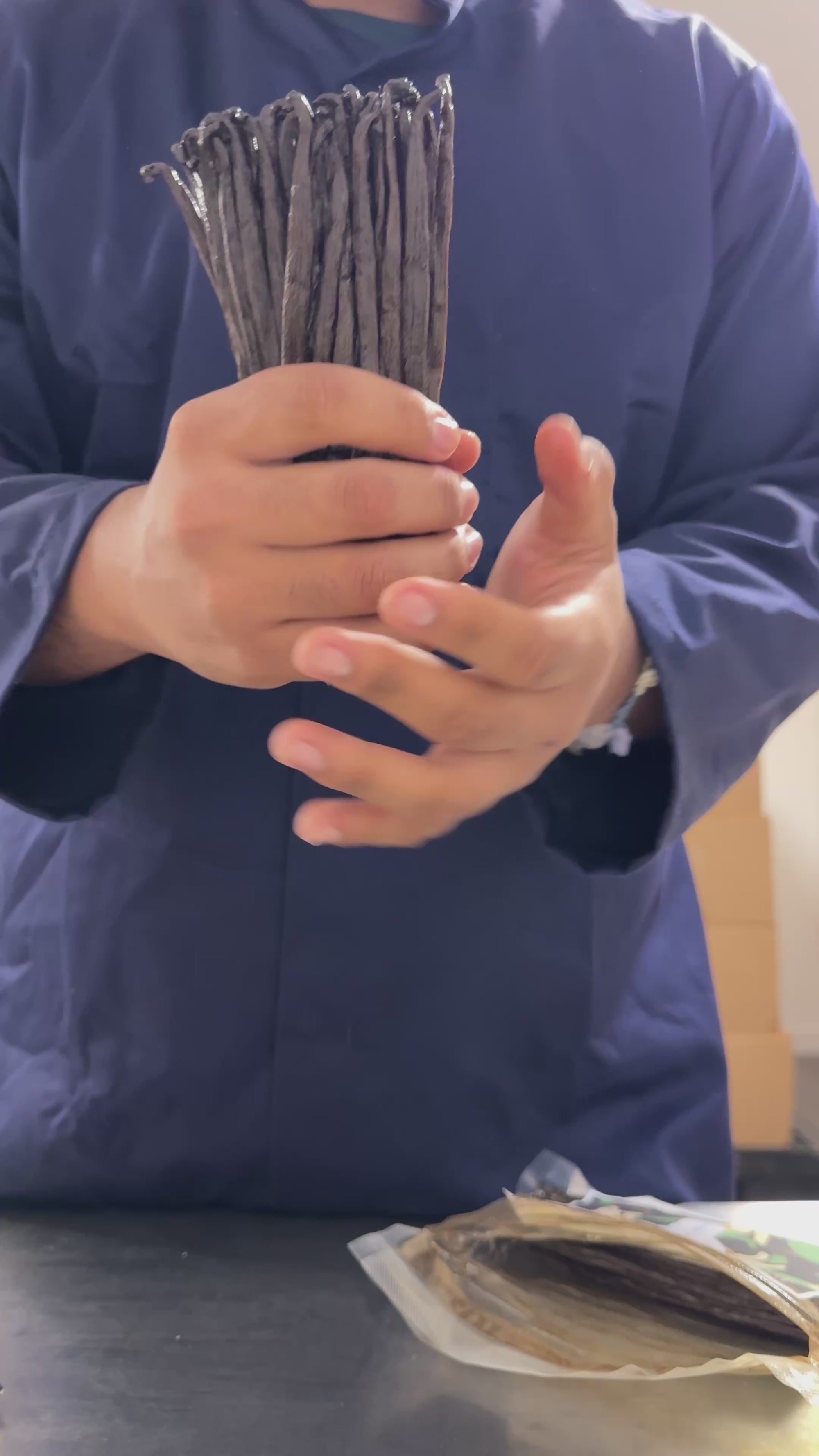 gousse de vanille de Madagascar - 250g - 12/14cm